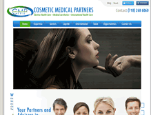 Tablet Screenshot of cosmeticmedicalpartners.com